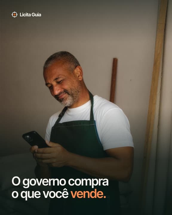 Post: O governo compra o que você vende.